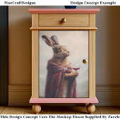 Papier Mousseline Lièvre des hautes terres, Tartan rouge Cloak EG8R