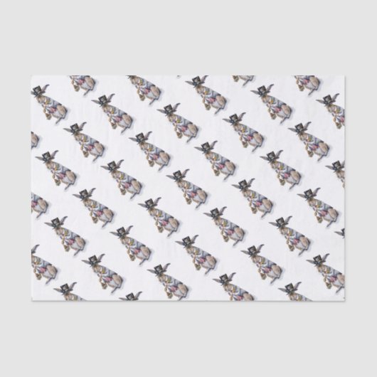 Papier Mousseline Lièvres de Steampunk mars (Recto)