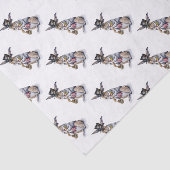 Papier Mousseline Lièvres de Steampunk mars (Détail)