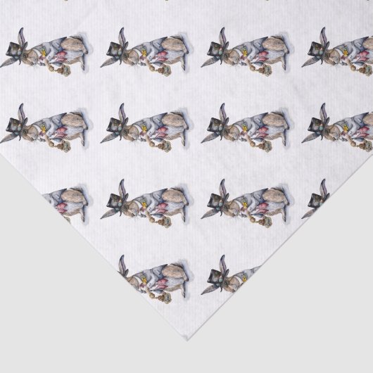 Papier Mousseline Lièvres de Steampunk mars (Détail)