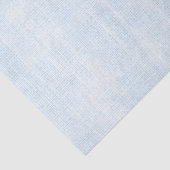 Papier Mousseline Light Blue Faux Linen Bridal Shower (Détail)