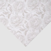 Papier Mousseline Light Taupe Chinoiserie Peonies (Détail)
