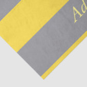 Papier Mousseline Light Yellow and Soft Gray Customize (Détail)