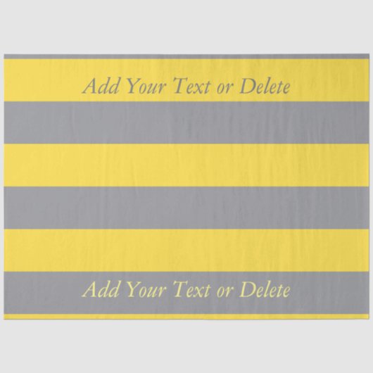 Papier Mousseline Light Yellow and Soft Gray Customize (Recto)