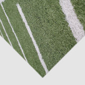 Papier Mousseline Lignes blanches du football (Détail)