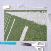 Papier Mousseline Lignes blanches du football (Artisanat)