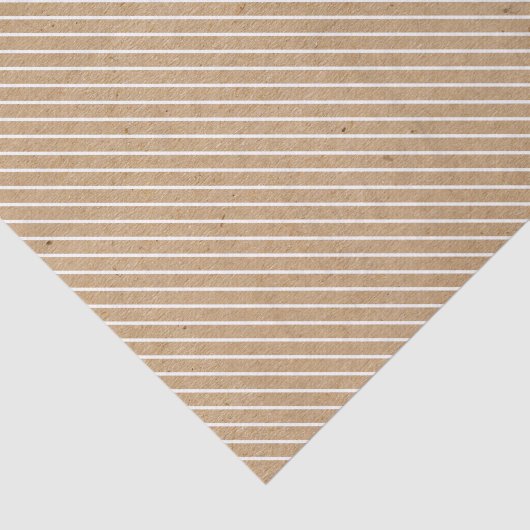 Papier Mousseline Lignes blanches simples sur Faux Rustique Brown Kr (Détail)