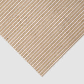 Papier Mousseline Lignes blanches simples sur Faux Rustique Brown Kr (Détail)