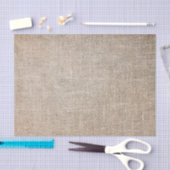 Papier Mousseline Lignes brunes et beige (Artisanat)