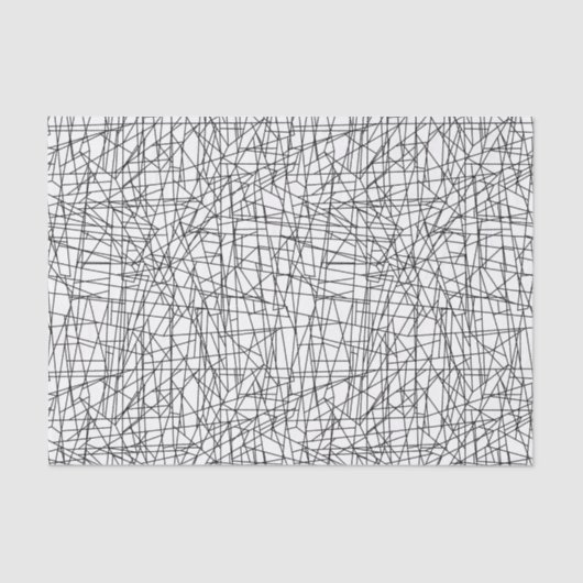 Papier Mousseline Lignes chaotiques (Recto)