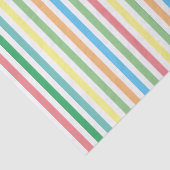 Papier Mousseline Lignes colorées Grandes (Détail)