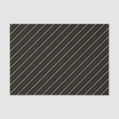 Papier Mousseline Lignes Et Points D'Or (Recto)