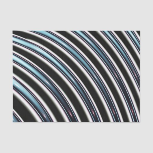 Papier Mousseline Lignes incurvées étroitement d'une fractale (Recto)