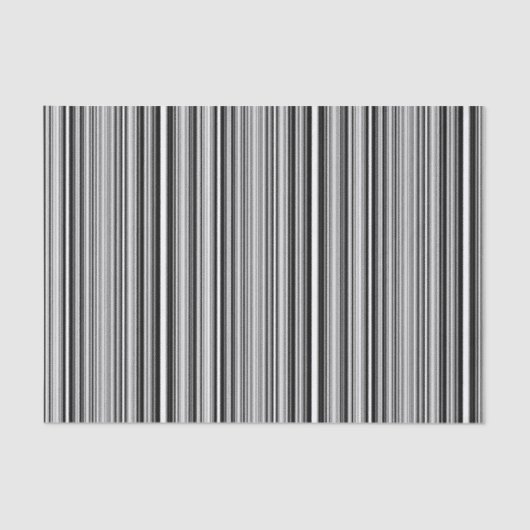 Papier Mousseline Lignes noires et blanches (Recto)