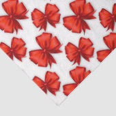 Papier Mousseline Lignes rouges (Détail)