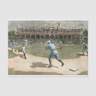 Papier Mousseline Ligue nationale de baseball 1886