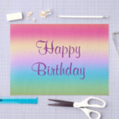 Papier Mousseline Lila aime faire des emplettes par Happy Juul (Artisanat)