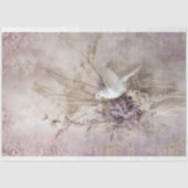 Papier Mousseline Lilac Blooms Dove & Romantic Rustic Floral (Recto)