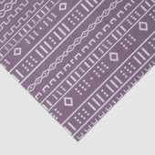 Papier Mousseline Lilac Et Blanc Tissu Moderne (Détail)