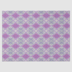 Papier Mousseline LILAC JACQUARD KNIT Tissu Paper