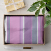 Papier Mousseline Lilac rayures (Cadeau)