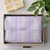 Papier Mousseline Lilac rayures (Cadeau)