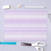 Papier Mousseline Lilac rayures (Artisanat)