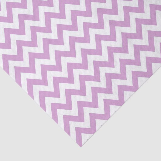 Papier Mousseline Lilac ZigZag / Motif Chevron (Détail)