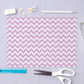 Papier Mousseline Lilac ZigZag / Motif Chevron (Artisanat)