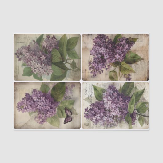 Papier Mousseline Lilacs (Recto)