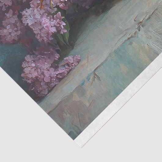 Papier Mousseline Lilacs à dentelle rustique (Détail)