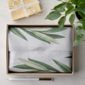 Papier Mousseline L'île méditerranéenne grecque Feuille d'olive (Cadeau)