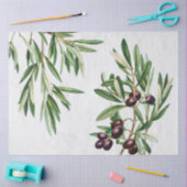 Papier Mousseline L'île méditerranéenne grecque Feuille d'olive (Artisanat)