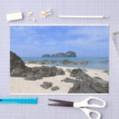 Papier Mousseline L'île tropicale (Artisanat)