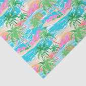 Papier Mousseline L'île tropicale de Palm Beach (Détail)