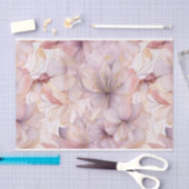 Papier Mousseline Lilias Abstraits Modernes Violet Clair (Artisanat)