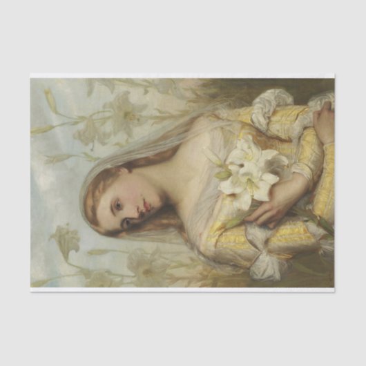 Papier Mousseline Lilies par Gustav Pope (Recto)