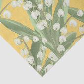 Papier Mousseline Lily de la vallée Floral (Détail)