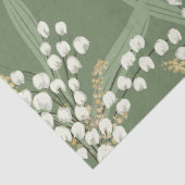 Papier Mousseline Lily de la vallée Floral (Détail)