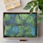 Papier Mousseline Lily Lotus Blanche Pad Floral Decoupage (Cadeau)