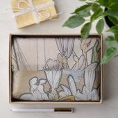 Papier Mousseline Lily (Quatre Fleurs), Alphonse Mucha (Cadeau)