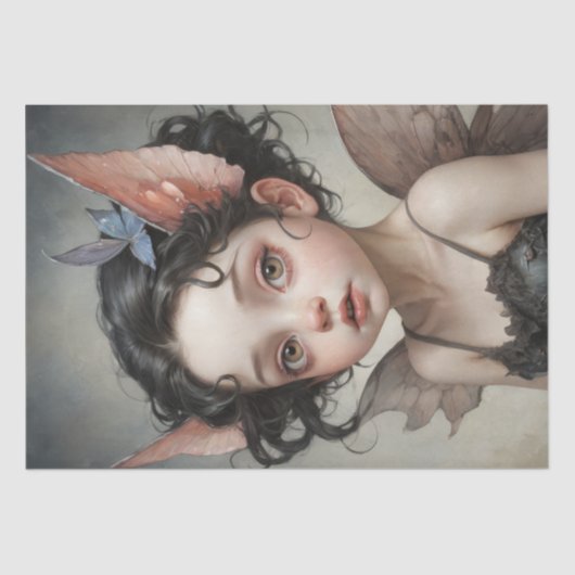 Papier Mousseline Lilybelle l'Elfe - Découpage - (Recto)