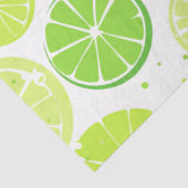 Papier Mousseline Lime de citron vert brillant | Motif de chaux (Détail)