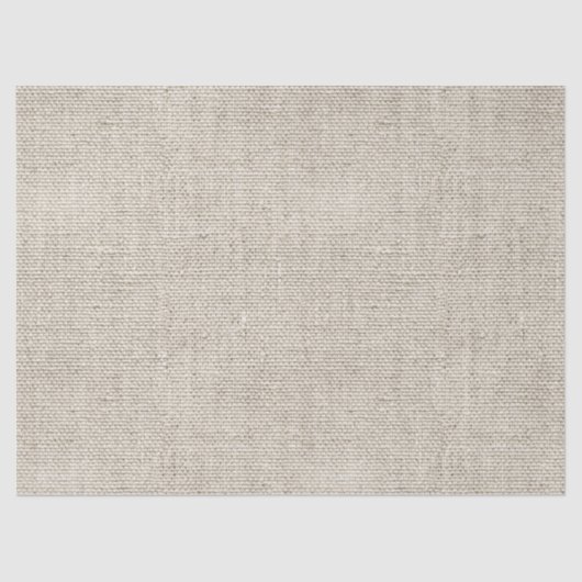 Papier Mousseline Linge naturel Burlap Fabric Motif intemporel chic (Recto)