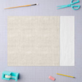 Papier Mousseline Linge naturel intemporel Deux tons Chic polyvalent (Artisanat)