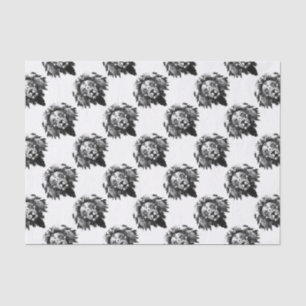 Papier Mousseline Lion