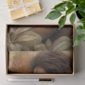 Papier Mousseline Lion africain (Cadeau)