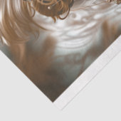 Papier Mousseline Lion blanc d'Afrique apparence majestueuse Découpa (Détail)