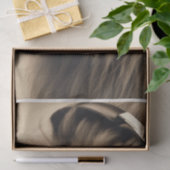 Papier Mousseline Lion cool avec casque Fumer décapage/tissu (Cadeau)