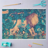 Papier Mousseline Lion dans la forêt, William Morris (Artisanat)